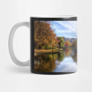 Boston Public Garden Autumn Trees Boston MA Mug